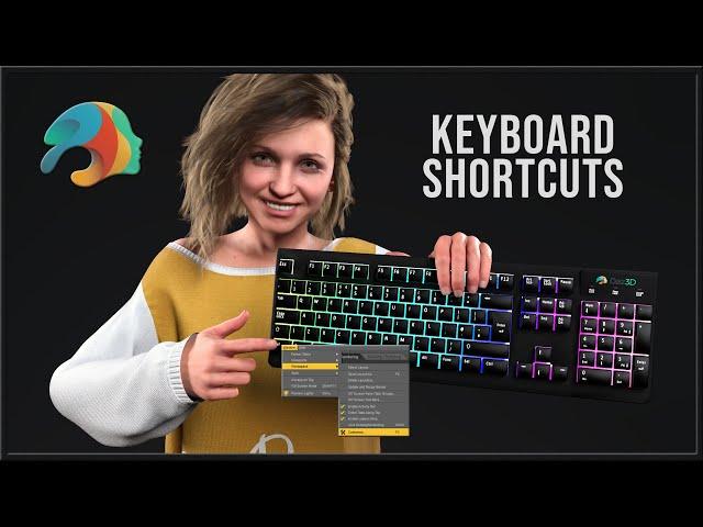 Setting up Keyboard Shortcuts for Viewport Navigation in Daz Studio