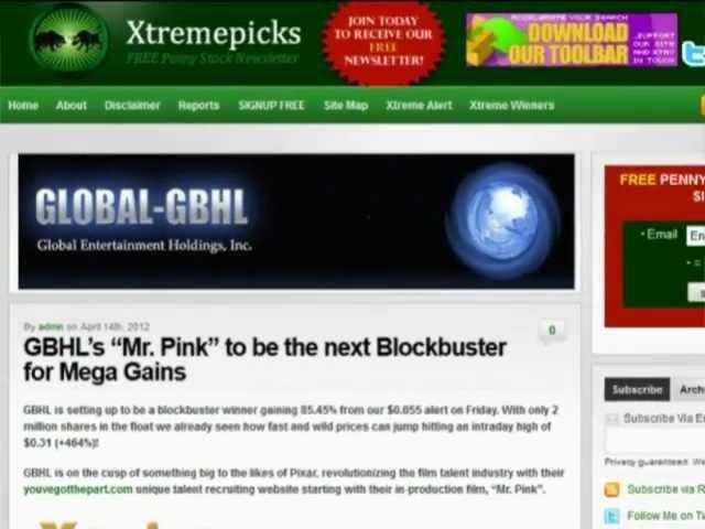 Xtremepicks Chart Video - GBHL