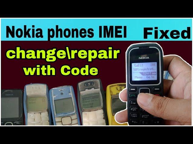 Nokia 1280 imei change Code repair | Nokia all model imei change and repair with working code