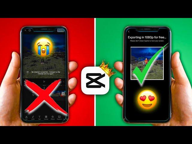 CapCut Pro Export & No Internet Problem Fixed capcut 2025 network problem solution ️
