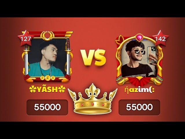 Yash V/s Nazim  High Level Gameplay  Carrom Pool @gamingnazim