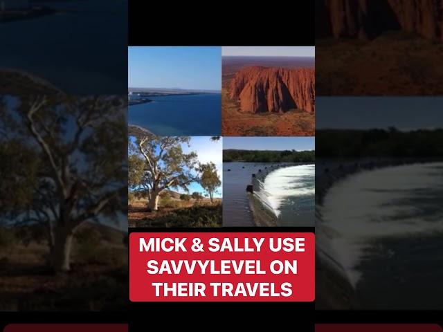 MICK AND SALLY FROM JUST CRUISIN LOVED SAVVYLEVEL SO MUCH THEY SHOWCASED IT IN THEIR TRAVELS