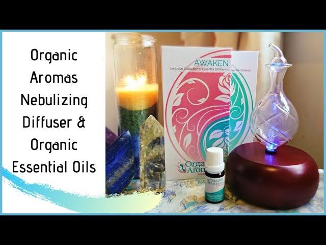 Organic Aromas Nebulizing Diffuser & Organic Essential Oils