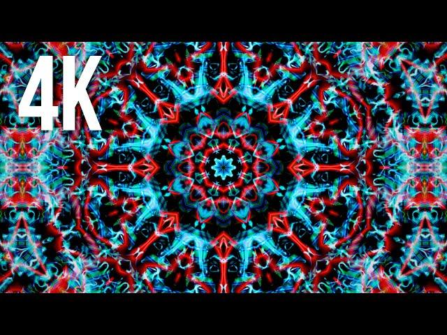 4-Hours of Relaxing Kaleidoscope Visuals & Calm Ambient Music for Stress Relief and Relaxation