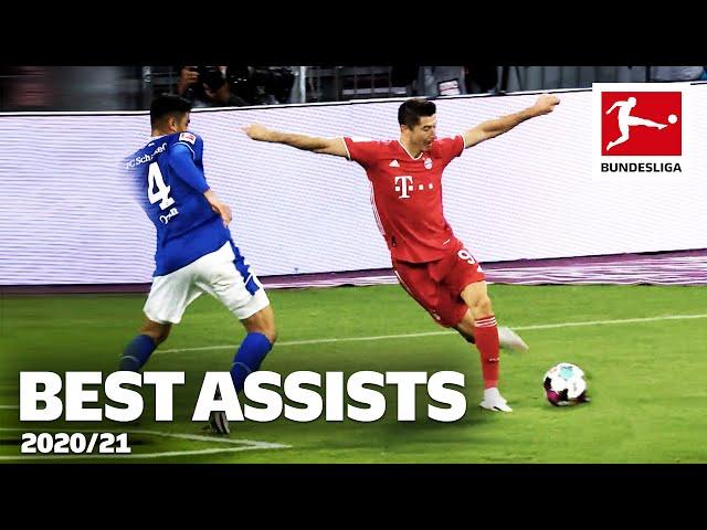 Top 10 Best Assists 2020/21 - Lewandowski, Reus & More