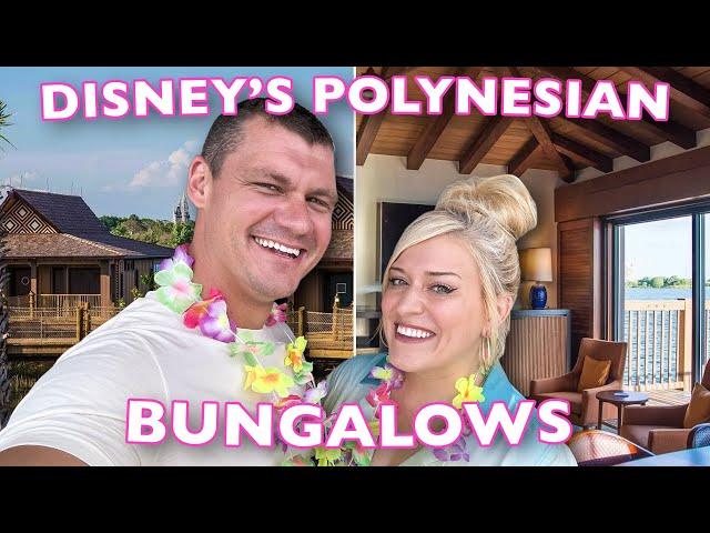 DISNEY BUCKET LIST: We Stayed In The $4000 Polynesian Bungalows in Disney World | Room & Food Tour