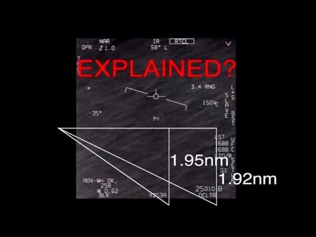 Explained: "Go Fast" UFO Video - Not Low and Not Fast - Like a Balloon!