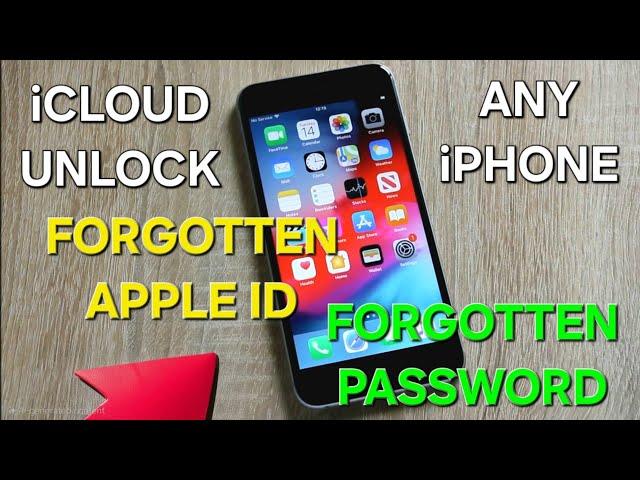 iCloud Unlock any iPhone with Forgotten Apple ID and Password