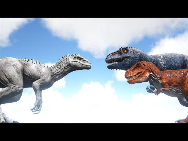 Indominus Rex VS ARK Dinosaurs | Cantex