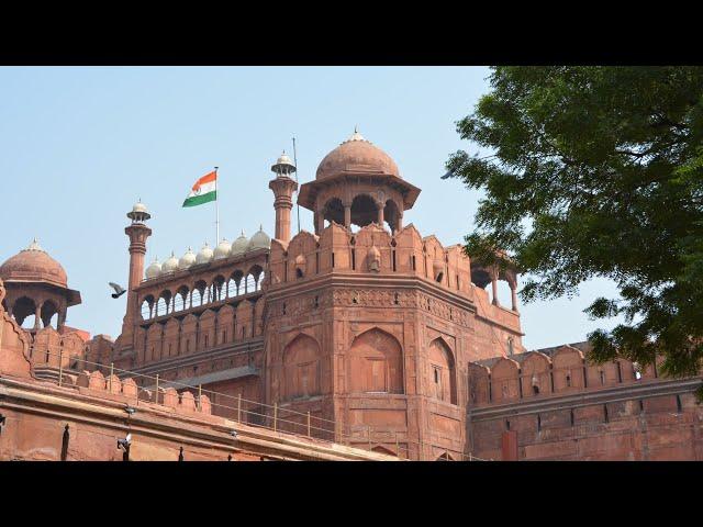 RED FORT (LAL QILA): DELHI, INDIA (4K)