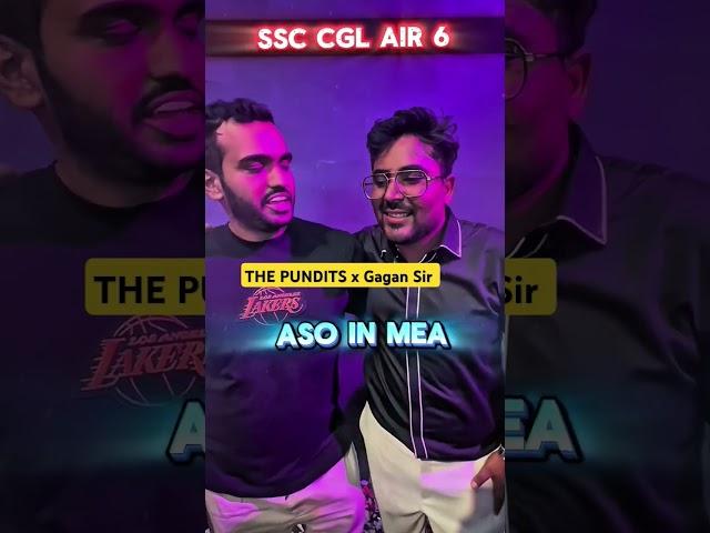 AIR 06 CGL 2024 - Group Topper of THE PUNDITS with Gagan Sir ️ #gaganpratapmaths