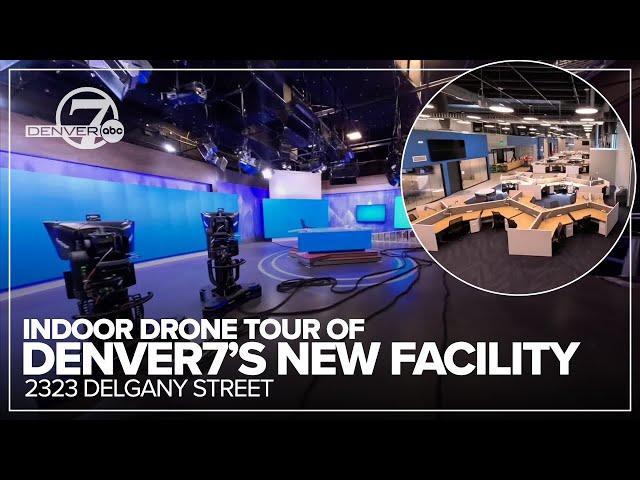 Take an indoor drone tour of Denver7's new downtown office and studio