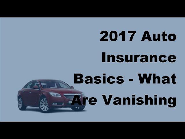2017 Auto Insurance Basics | What Are Vanishing Deductibles
