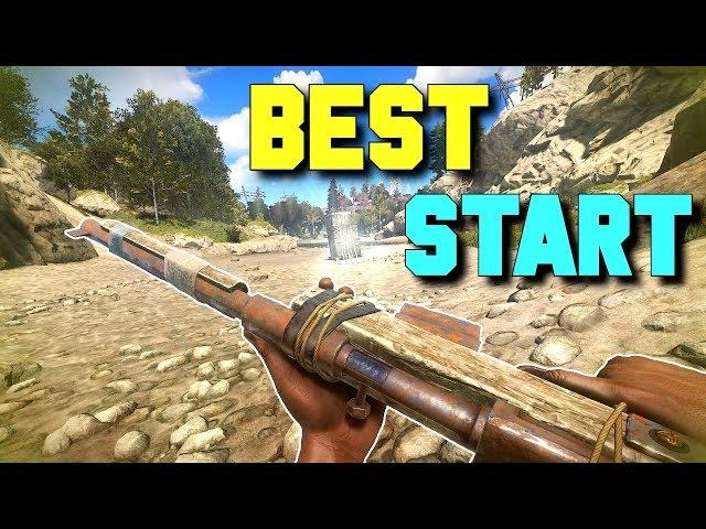 BEST START EVER - Rust Solo Survival Part 1