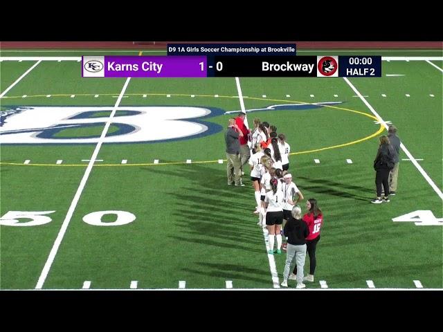 D9 1A Girls Soccer Championship: Brockway vs. Karns City