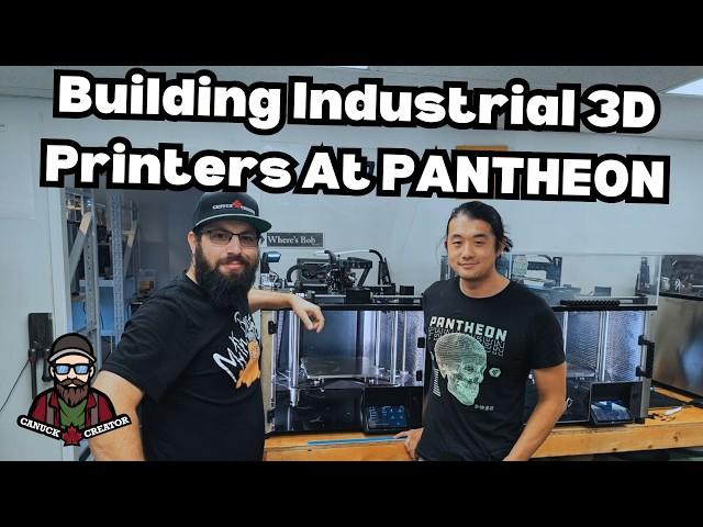 Building the ULTIMATE 3d Printer! - Pantheon Tour 2024 #3dprinter #manufacturing