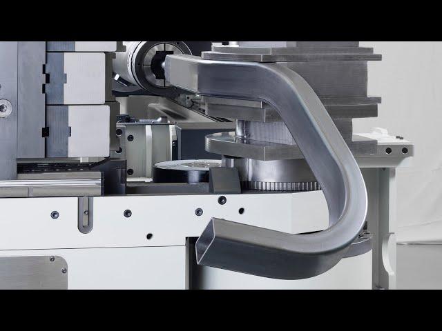 Rectangular pipe bending with CNC tube bender ELECT150 | BLM GROUP