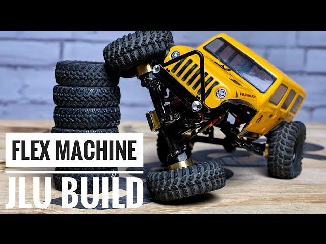 SCX24 Jeep Wrangler JLU Build - Flex Machine!!