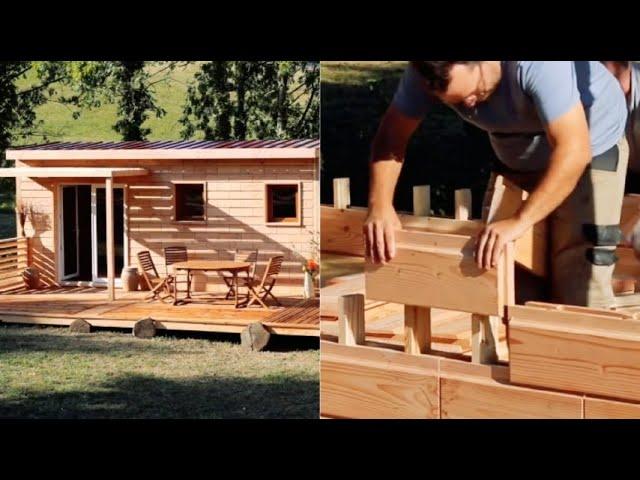 Solo 48 ore per costruire questa casa. Il segreto? Mattoni di legno che si incastrano come i LEGO