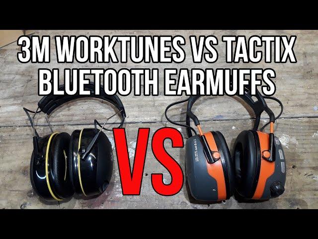 3M Worktunes Earmuffs VS Tactix Bluetooth Earmuffs | Which gives you the best value?