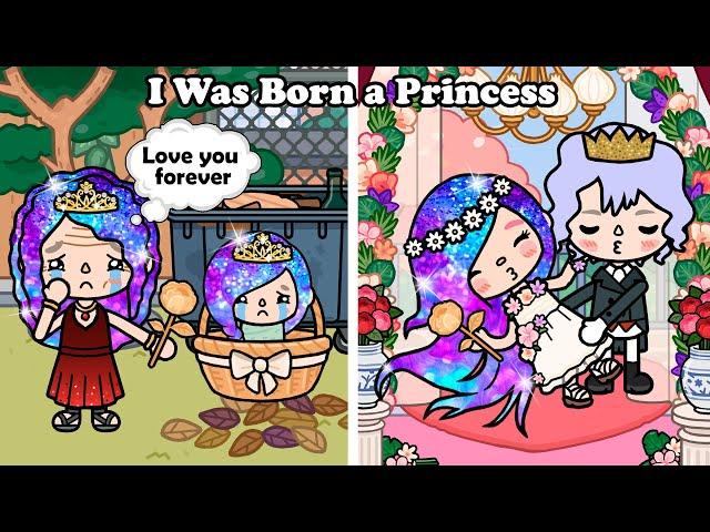 I Was Born a PRINCESS  All PARTS | Diamond hair Galaxy hair | Toca boca | Toca Life World