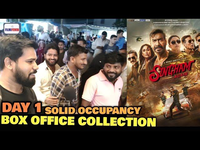 Singham Again Day 1 BOX OFFICE COLLECTION & OCCUPANCY | Breaking All Records | Ajay D, Salman K