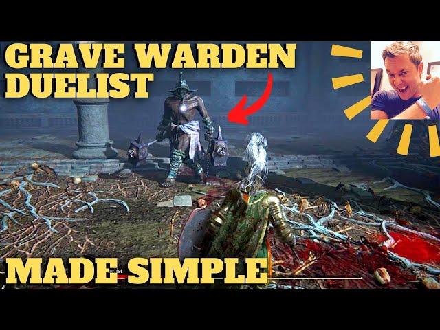 Elden Ring - Grave Warden Duelist Made Simple (Murkwater Catacombs Boss, Limegrave)