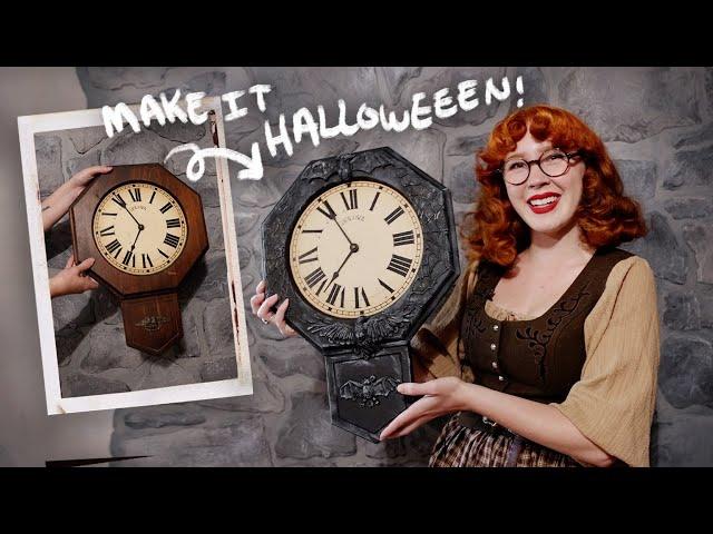 Turning Thrift Store Items into Halloween Decor!