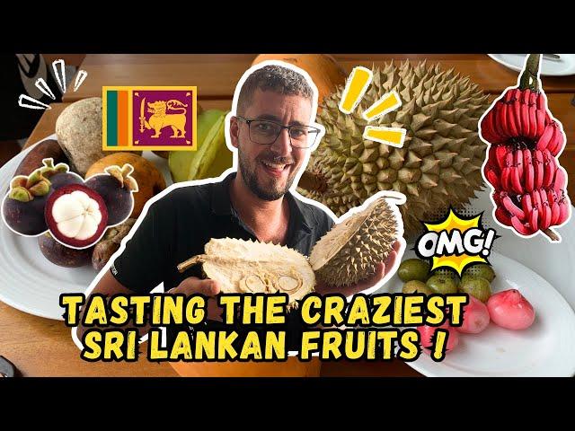 Incredible Fruits of Sri Lanka: Taste Test and Reactions! 