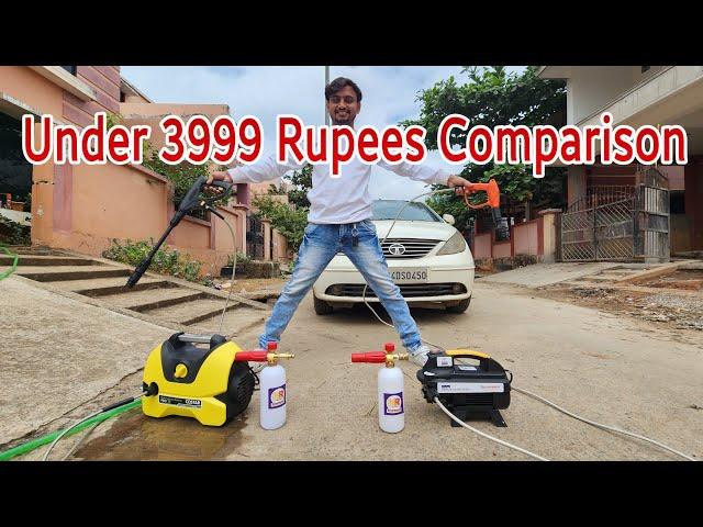 under 4000 rupees car washer comparison coster and Asian Truecare Pressure Washer machine #nittorai