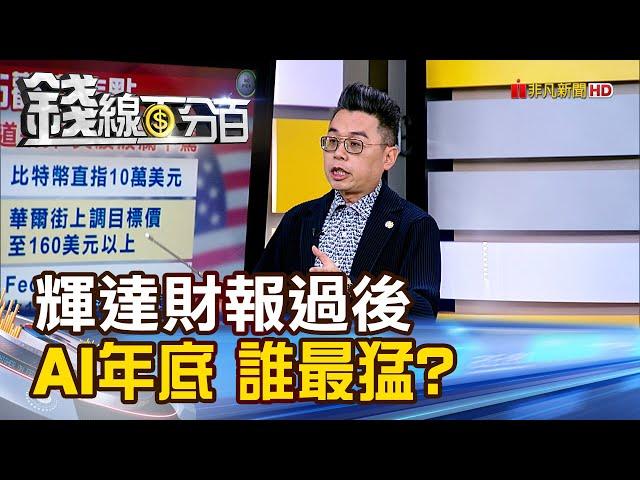 《輝達財報後 台股變盤時? AI年底衝刺誰最猛?》【錢線百分百】20241122-1│非凡財經新聞│