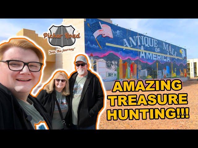 AMAZING TREASURE HUNTING AT THE ANTIQUE MALL OF AMERICA!!! Join the Journey on Picker Road!