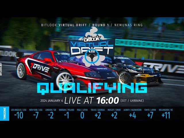 Bitlook Virtual Drift / 2024 R1 Nemunas Ring / Qualifying | #bitlook