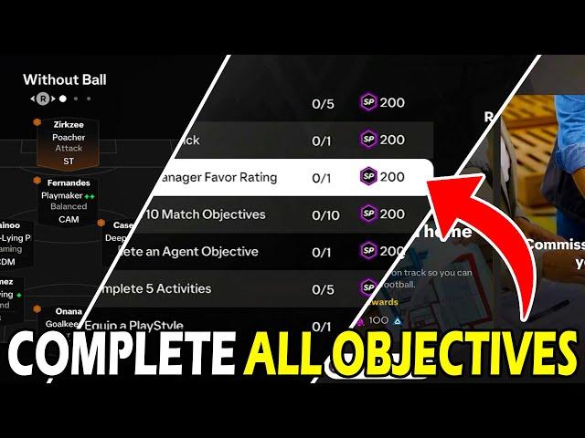 *NEW* How to Complete All Manager, Player & Clubs Weekly Objectives in EA FC 25