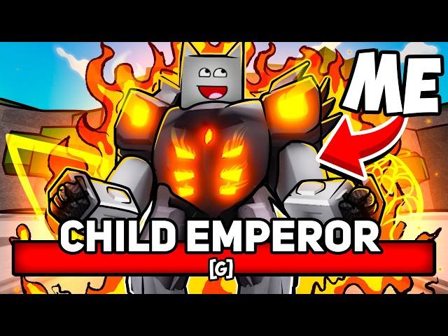 CHILD EMPEROR ULTIMATE MODE in Roblox The Strongest Battlegrounds