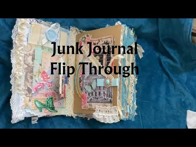 Shabby chic Junk Journal Flip Through