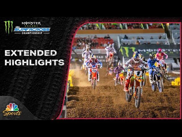 Supercross 2024 EXTENDED HIGHLIGHTS: Round 17 in Salt Lake City | 5/11/24 | Motorsports on NBC