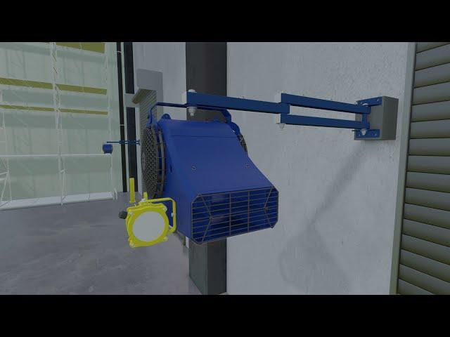 HVTC: The Ultimate Loading Dock Fan | Truck Trailer Air Movement