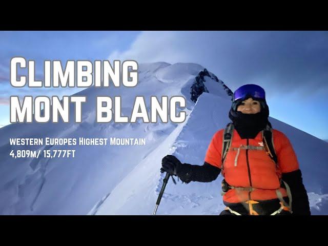 Climbing to the Summit of Mont Blanc 4,809m - The highest Mountain in Western Europe @CarolineLeon