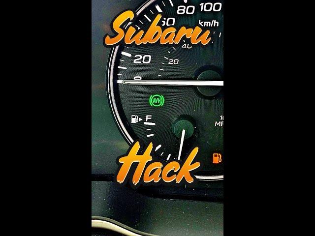 Subaru AVH (Auto Vehicle Hold) Hack