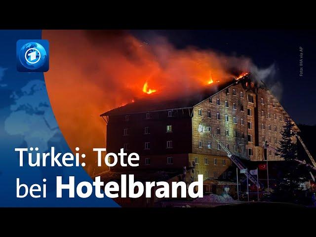 Viele Tote bei Hotelbrand in der Türkei