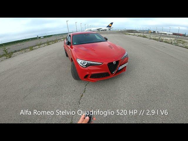 Alfa Romeo Stelvio Quadrifoglio: 520 HP Power Demonstration!