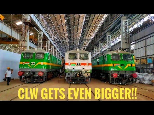 INDIAN RAILWAYS || CLW Gets Bigger, Expands Production Capacity to 500 Locomotives Per Year!!