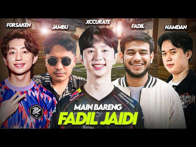 Main valorant bareng Fadil Jaidi, F0rsakeN, Jambu, Hamdan | T1 Xccurate