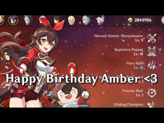 Happy Birthday Amber! : Amber Showcase || Genshin Impact