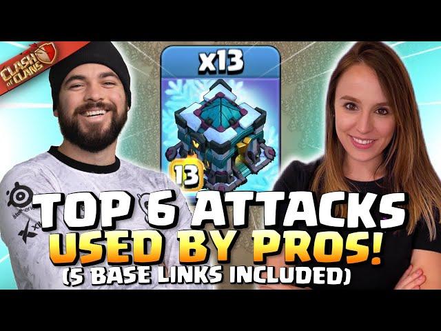 Best TH13 Attack Strategies (and 5 BASES WITH LINKS) PROS use to WIN CHAMPIONSHIPS! Clash of Clans