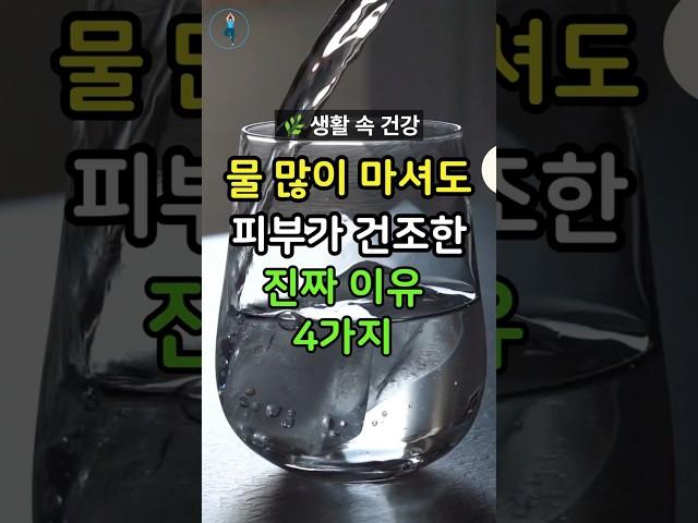 피부가 계속 건조하다면, 이 4가지 때문일 수 있어요