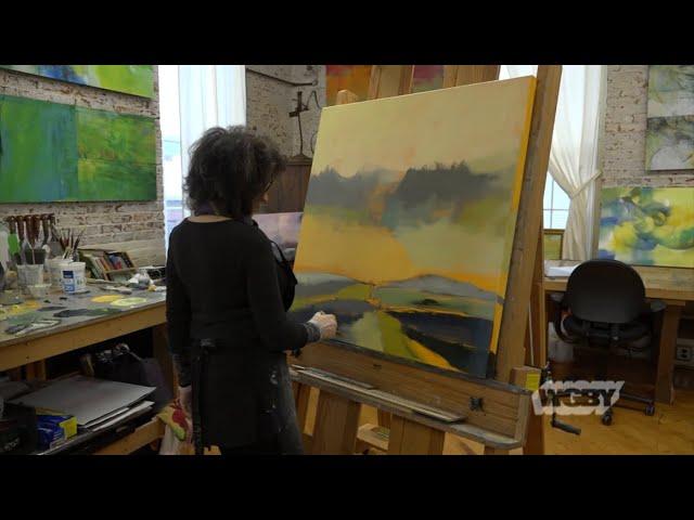 Painter Laura Radwell Crafts Dreamy Abstract Landscape Art | Connecting Point | Feb. 14, 2019