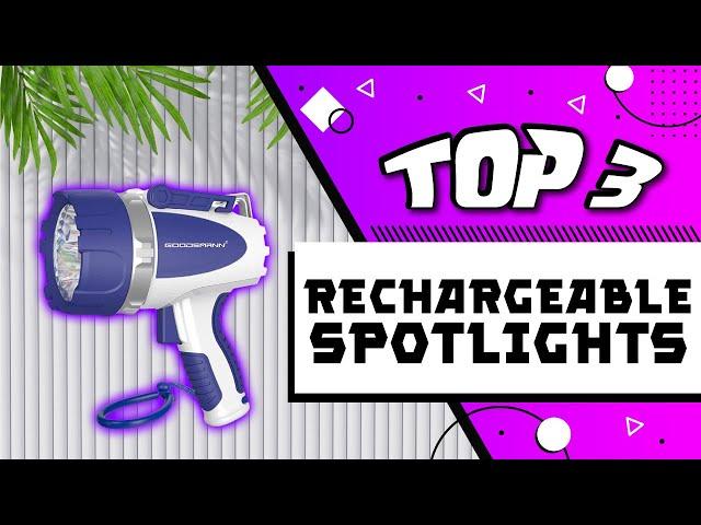 Best Rechargeable Spotlights Reviews