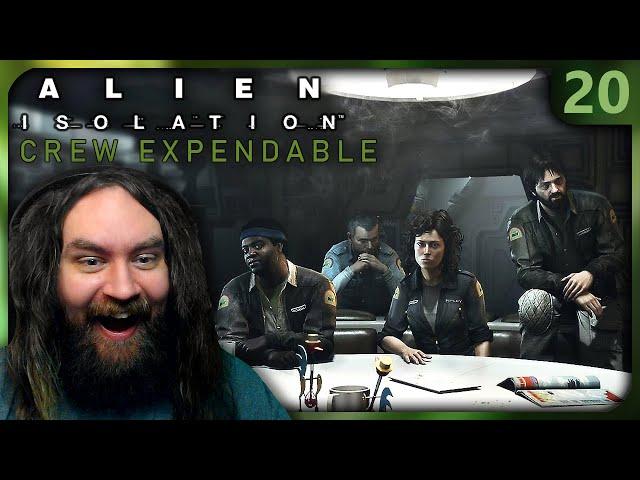 Going back to 1979 with 'Crew Expendable' | Let's Play Alien: Isolation - Ep. 20 [Blind Playthrough]